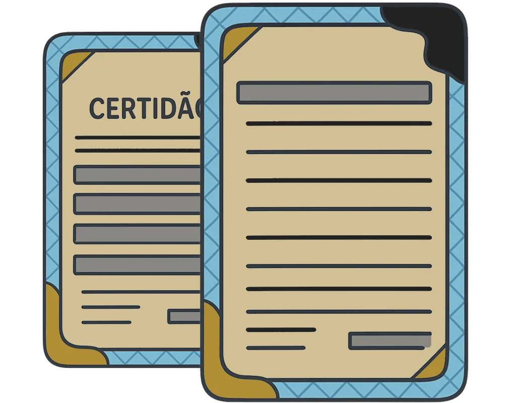certidão de imóvel onus reais exemplo